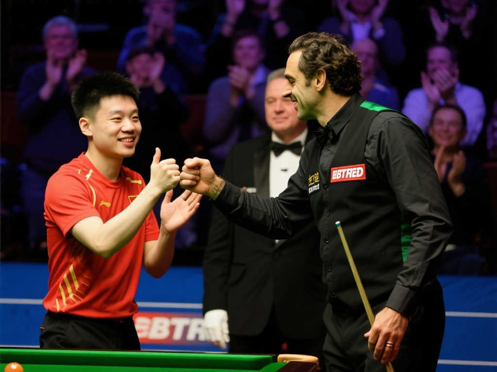 情谊深厚！奥沙利文送祝福，赵心童点赞回应并号召观众掌声